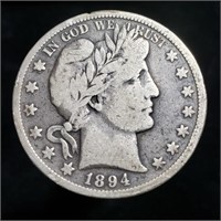 1894-O Barber Half Dollar - Only 1250 Remain!