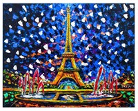 Svyatoslav Shyrochuk- Mixed Media "Paris View"