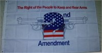 2nd Admendment Flag 3ft X 5ft New