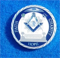 Freemason Challenge Coin