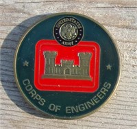 Military Challenge Coin 1 1/2" Engineers