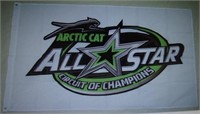 Arctic Cat Snowmobile Racing Flag 3ft X 5ft NEW