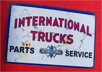 International Trucks Tin Sign 8" X 11"
