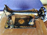 Vintage Black Singer Sewing Machine -U