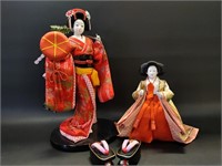 Porcelain Geisha Dolls