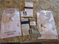 (2) White Dress Shirts (16.5 32/33),