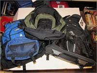 (3) Back Packs in Various Sizes (Master)