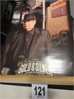 24x36" Signed Gold & Silver Pawn Shop Poster by