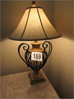 Wrought Iron Lamp with Shade (Matches #168)