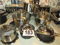 (6) Piece Assorted Pots with Lids