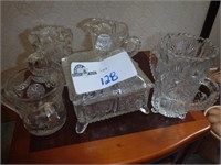 LOT OF CLEAR GLASS