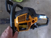 Poulan chainsaw (turns over, has compression) cond