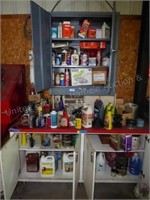Contents of garage cabinets & counter