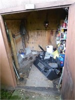 Contents of garden shed