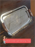Midcentury Modern Serving Tray, Shipping Available