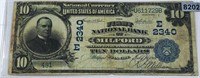 1910 $10 National Bank Of Milford LIGHT CIRC
