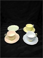 Royal Albert "Pastella" Teacups & Saucers -F