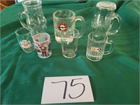 7 Soda Glasses