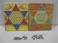 Vintage Chinese Checkers Set In Box