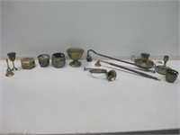 Miscellaneous Vintage Brass Items As Shown