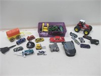 Assorted Toy Cars, Tractors & More All Pictured