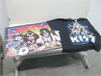 XL Kiss T-Shirt & Folded Kiss Band Poster