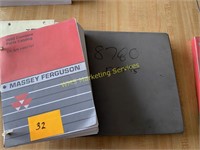 Massey Ferguson Combine Manuals Mo# 8780 & 9690