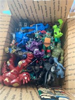 Box lot of toys