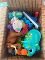 Box lot of toys