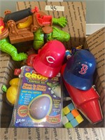 Box lot of toys