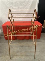 LARGE WOODEN CLOTHES DRYING RACK