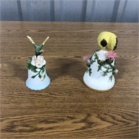 Porcelain Bird Bells