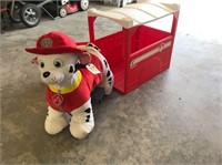 Marshall Ride & Roll Pup with Firehouse Barn
