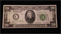 1928 B 20 Dollar Bill- Redeemable in Gold