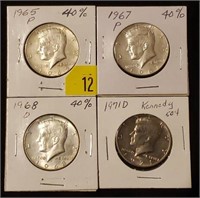 4-1965 & Newer Kennedy Half Dollars