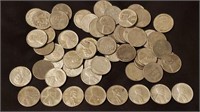 59- 1943 Steel Wheat Cents