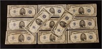 11-1934 D 5 Dollar Silver Certificates