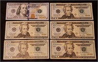 $200 Face Value of Newer Star Bills