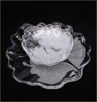 Leaf Shaped Dishes and Platter