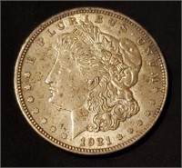 1921 Morgan Silver Dollar