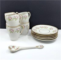Antique Demitasse Cups and Saucers