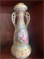 Antique Austria Hand Painted Vase