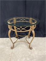 Decorative Wrought Iron Side Table