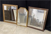 Lot of Small Vintage Mirrors