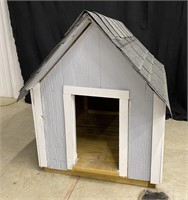 Handmade Wooden Painted Doghouse
