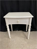 Decorative Wicker Style End Table