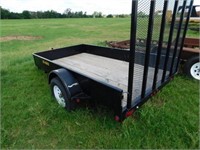 2014 Doolittle utility 66" x 10' trailer,