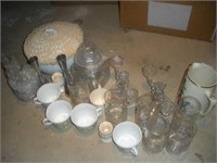 Misc. Kitchen Items-Glasses, Candle Holders, Cups