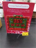 Christmas Clock w/ Countdown