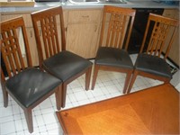 4 Mission Style Chairs